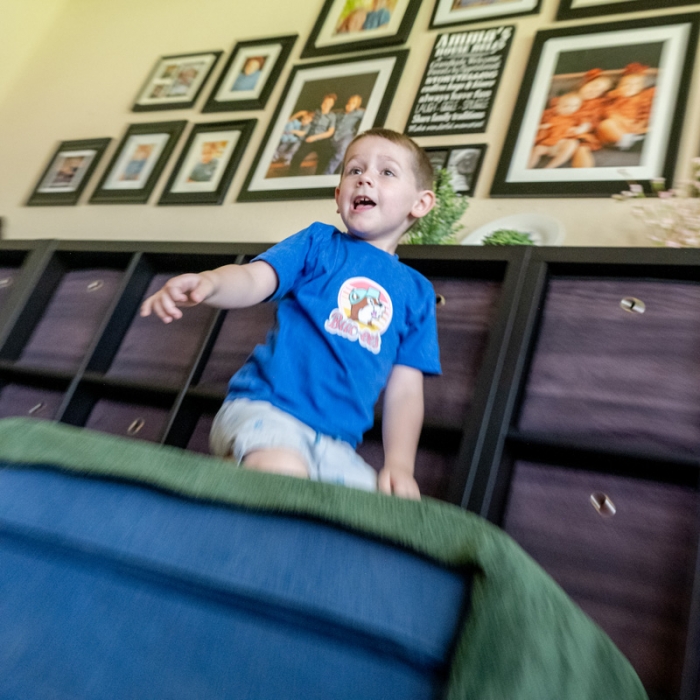 Low Angle: Cole and the Ball