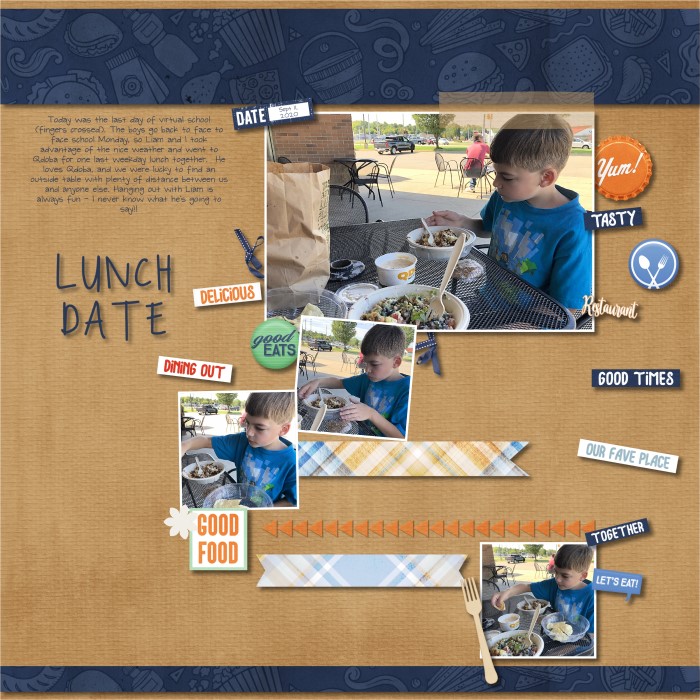 Lunch date - Typography challenge