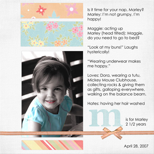M is for Marley