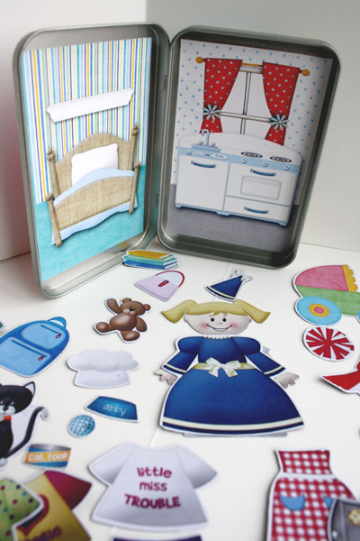 Magnetic Paper Dolls