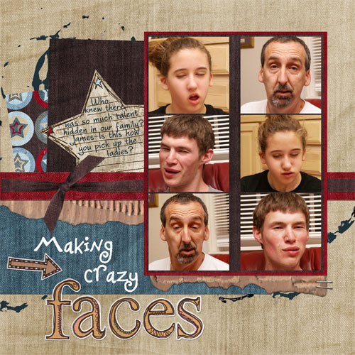 Making Crazy Faces!