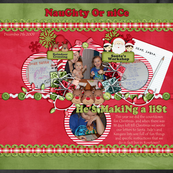 Making our lists