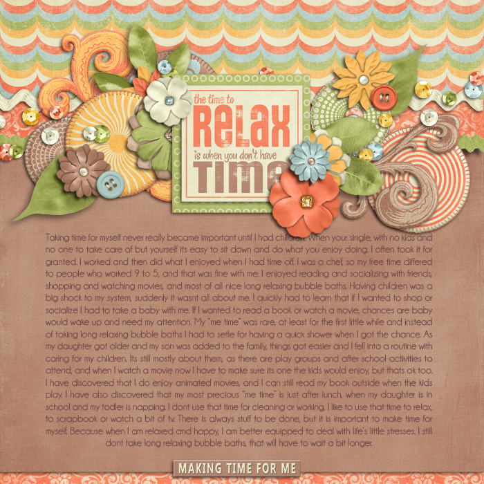 Making Time for Me!