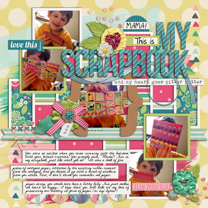 mama this is my scrapbook