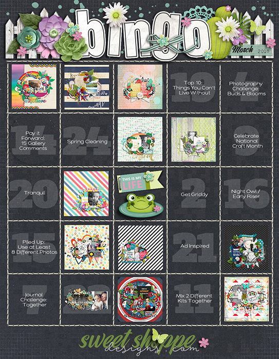 March 2018 Bingo
