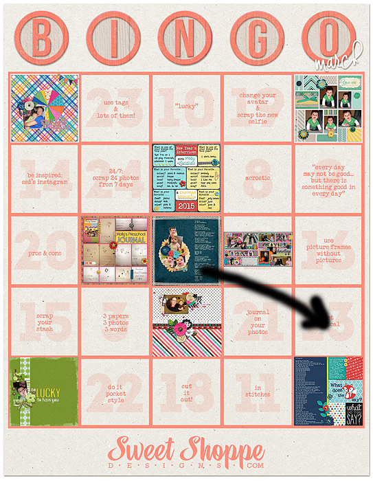 March Bingo Card
