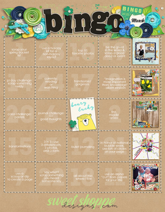 March Bingo Card