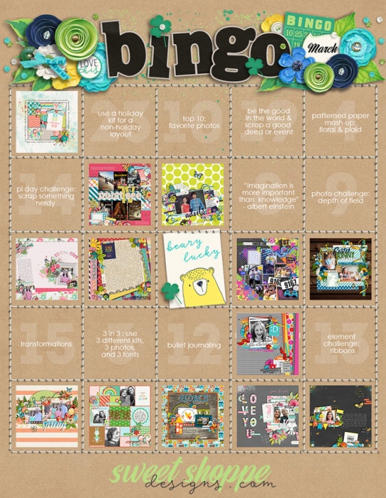 March Bingo Card