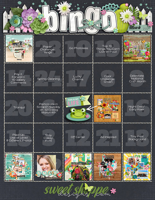 March Bingo Card