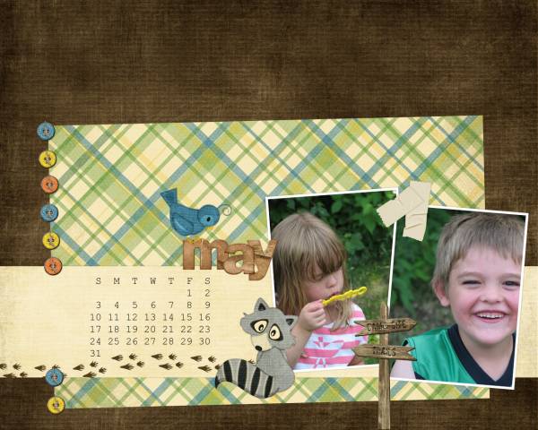 May 2009 Desktop Calendar