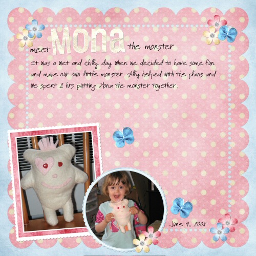 meet Mona the monster