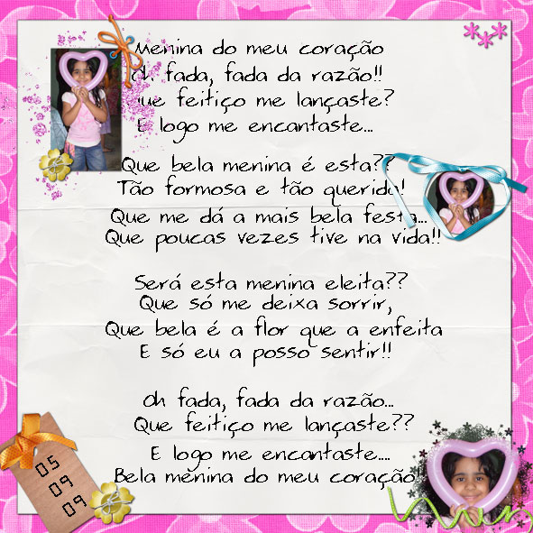Menina do meu corao