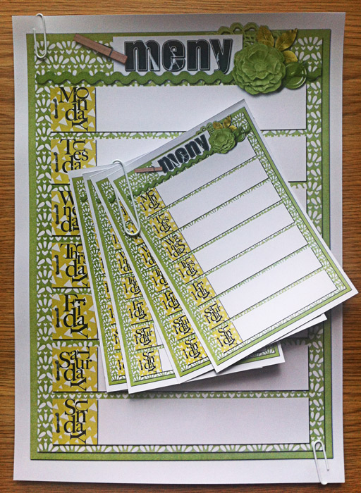 menu planners