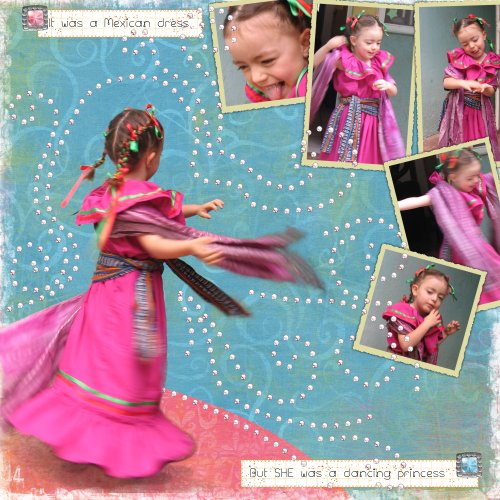 Mexican dancing princess