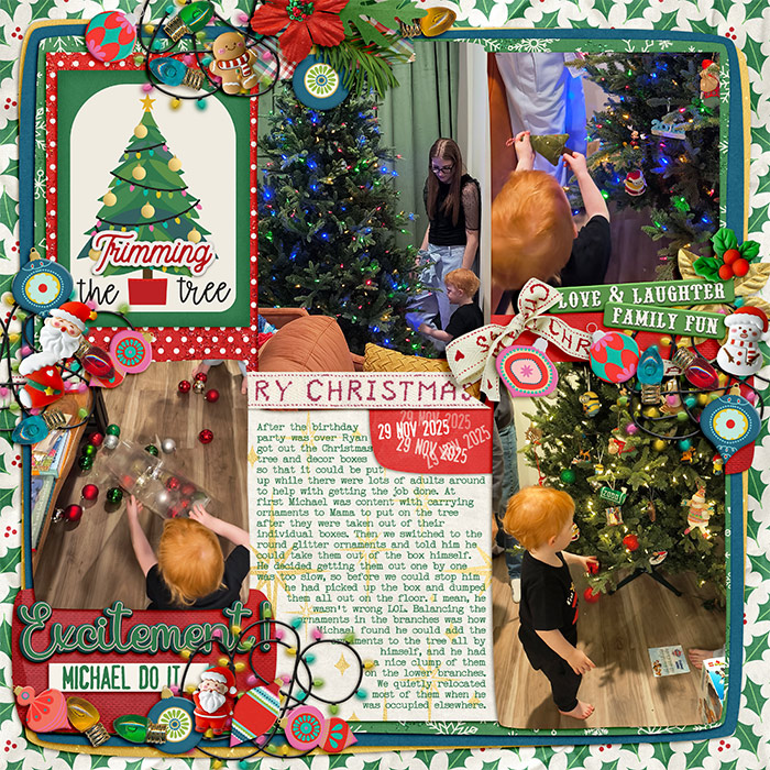 Michael Trims the Tree