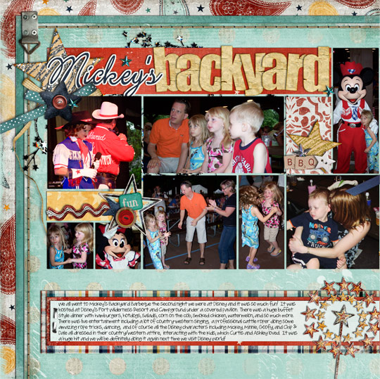 Mickey's Backyard BBQ (left)