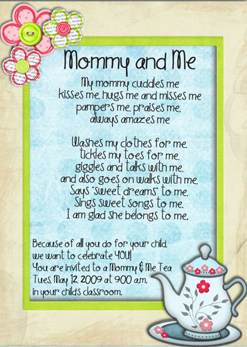 Mommy and Me Tea