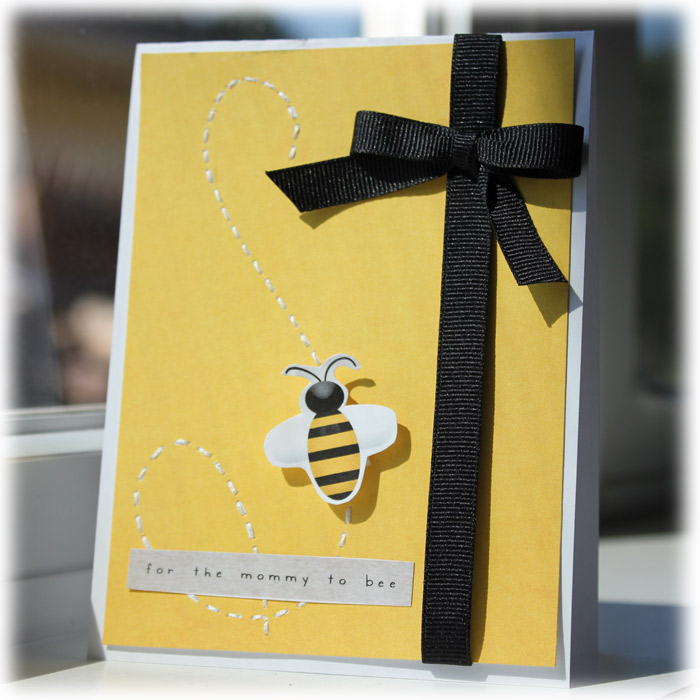 Mommy to Bee Card {hybrid}
