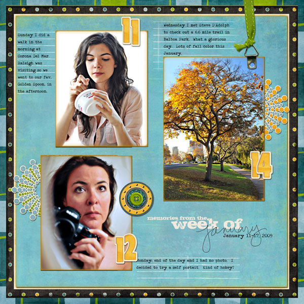 My 365 project -- week 2, page 1