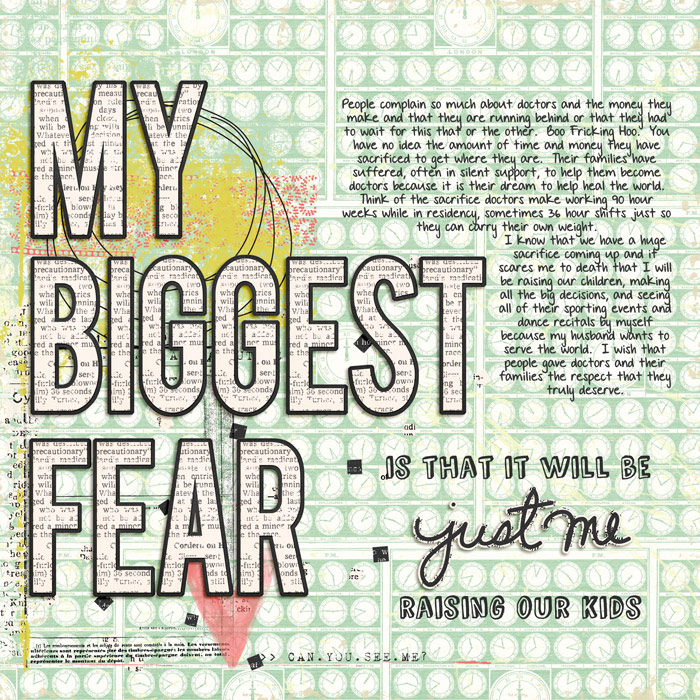 My Biggest Fear