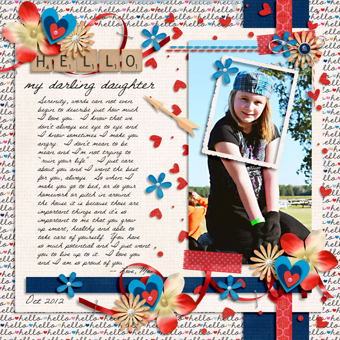 my darling daughter