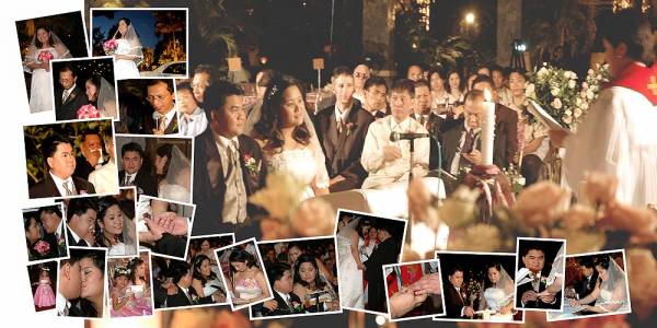 My DIY Wedding Album using 2 Pager Templates by Penny Springman