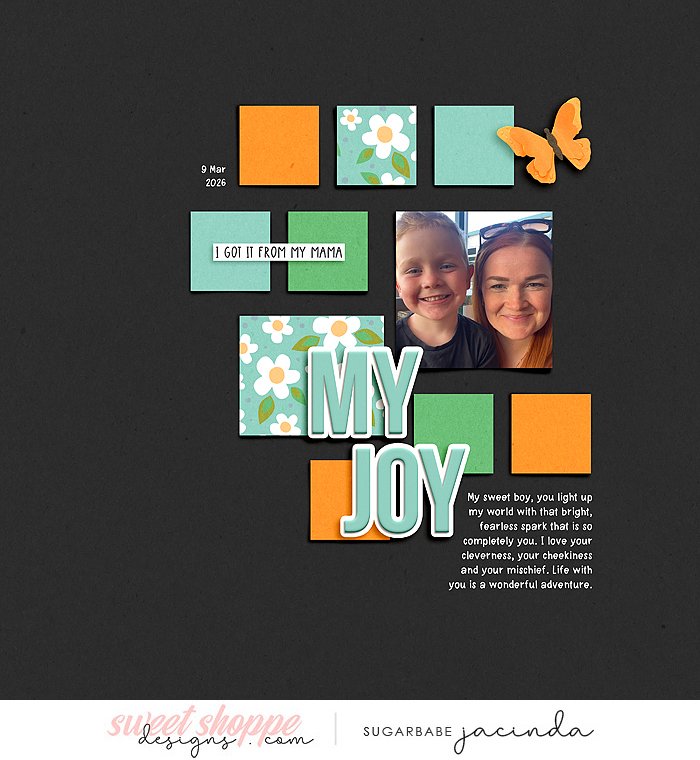 My joy