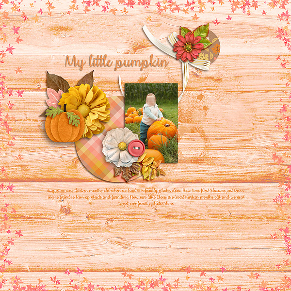 my little pumpkin
