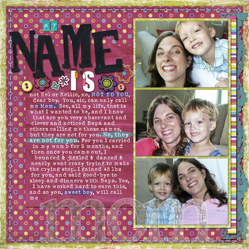 My Name Is...Mom