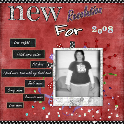 my new year resolution