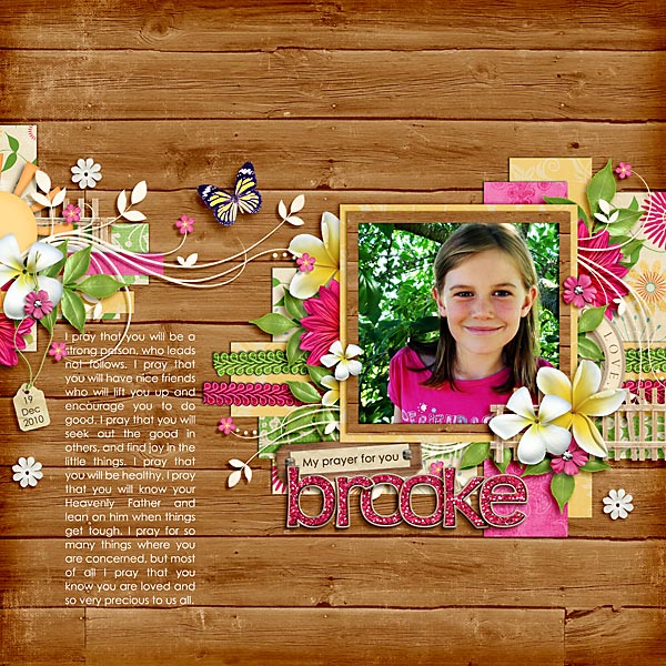 My prayer for Brooke
