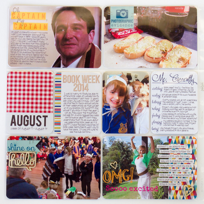 My Project Life 2014 - Week 33a