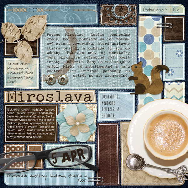 Name day card :: Miroslava