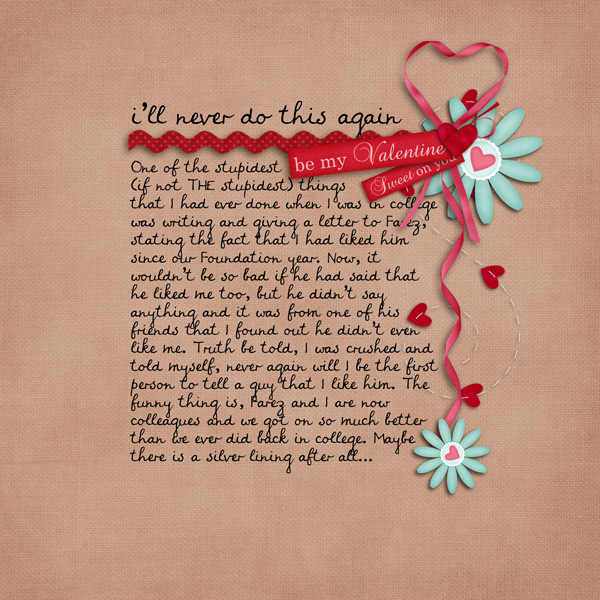 Never...