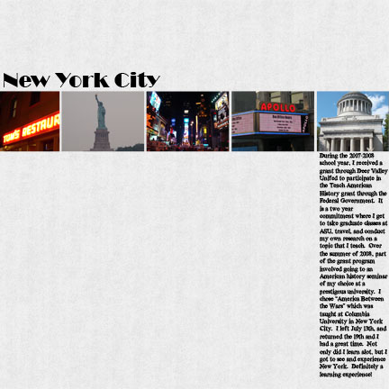 New York City Intro