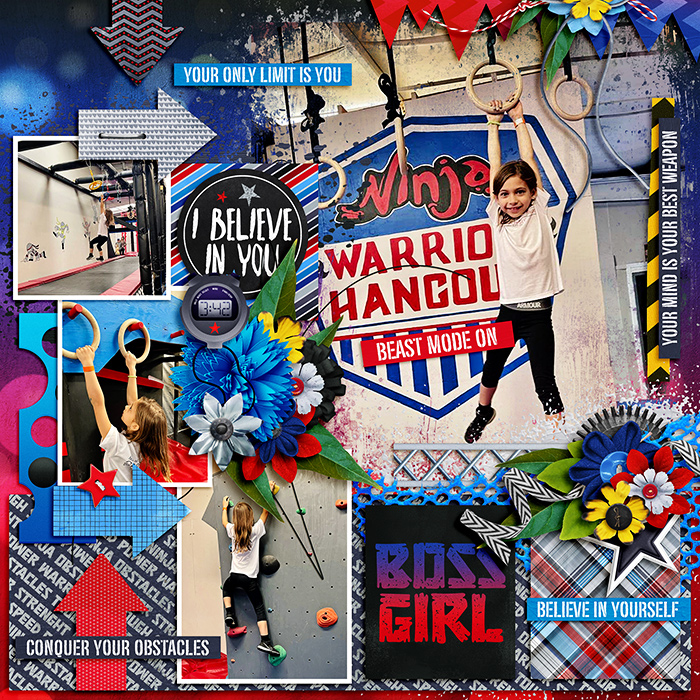 Ninja Warrior Obstacle Course