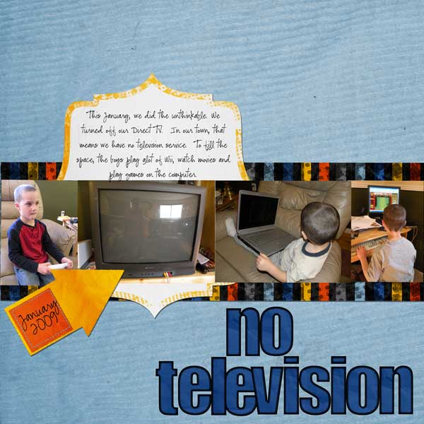 no television