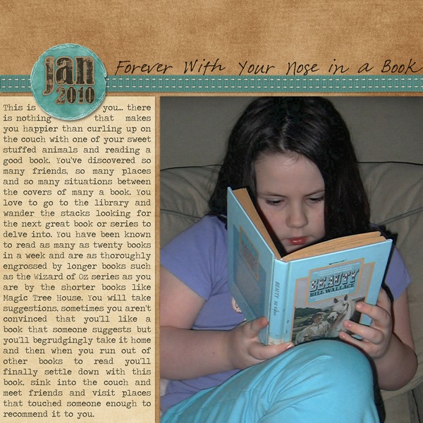 Nose in Book