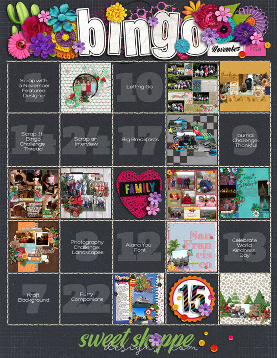 Nov 2018 Bingo