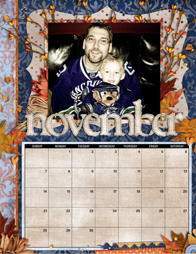November Calendar Page 2