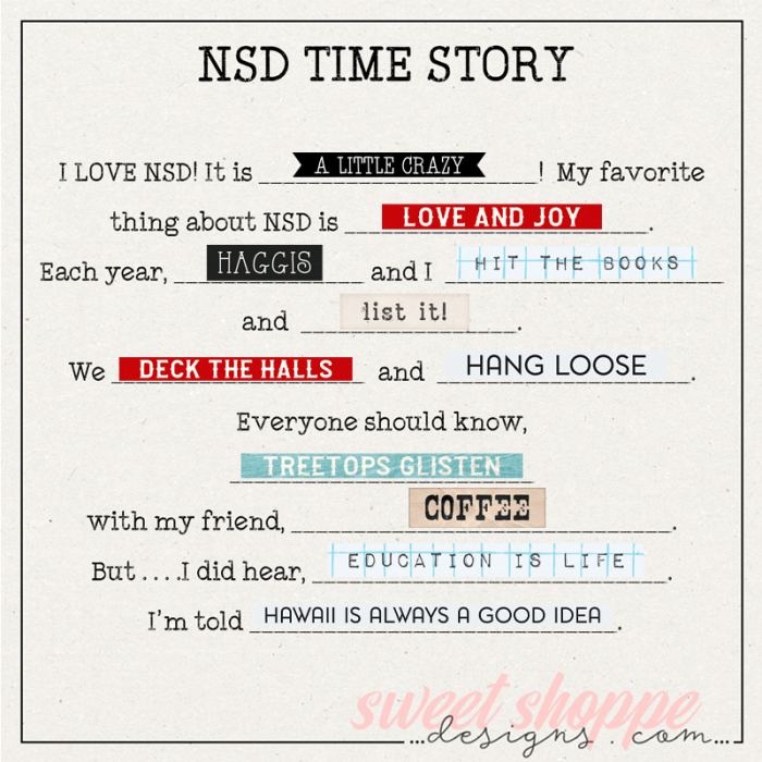 NSD 2022 Mad Libs