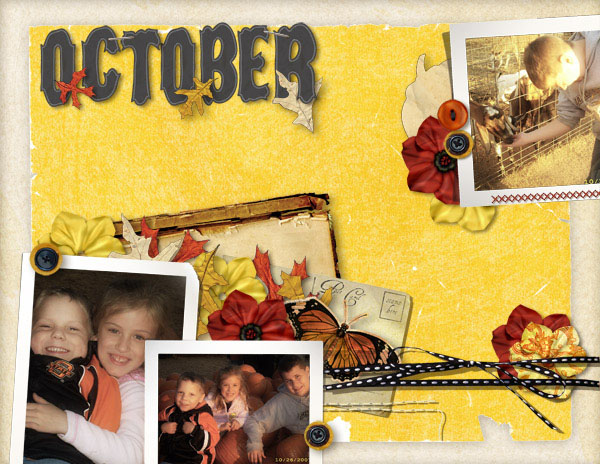 October Bunch Topper