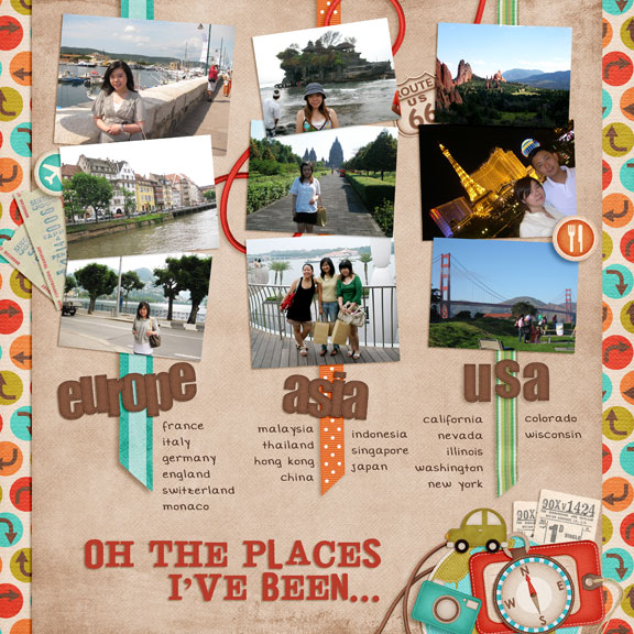 oh the places I've been...