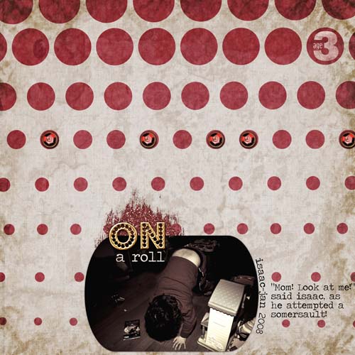 {on a roll}