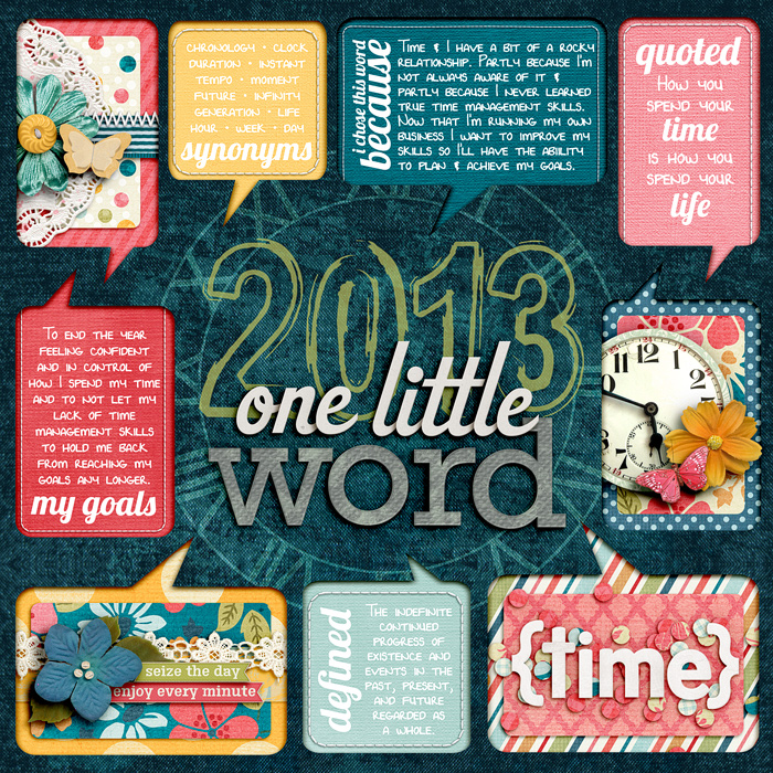 One Little Word 2013