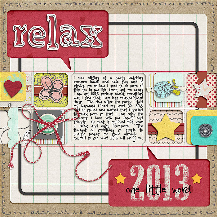 One Little Word: Relax