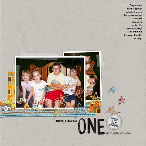 One
