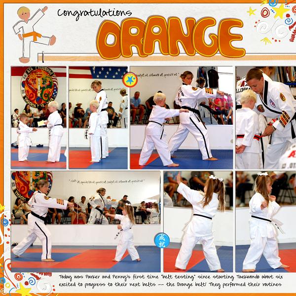Orange Belts pg 1