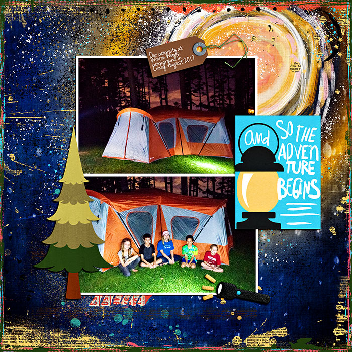 Our campsite - Cincy 2017