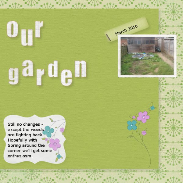 Our garden project - March